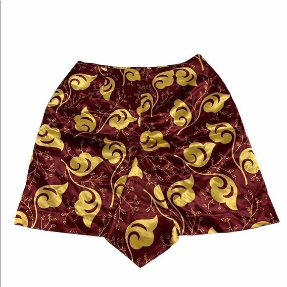 Versus by Giani Versace Vintage Satin Floral Skirt - Picture 10 of 12